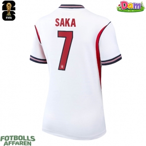 England Bukayo Saka #7 Hemmatröja Kvinnor VM 2026 Kortärmad